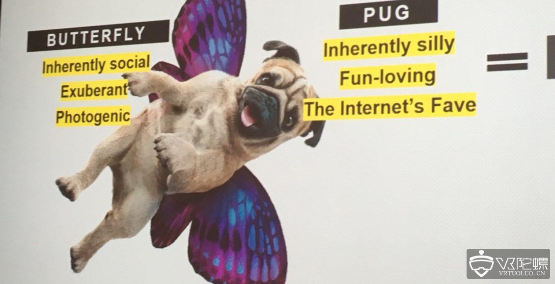 Snapchat推出AR虚拟宠物“Pugggerfly”