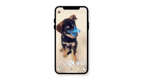 Snapchat 推出专为狗狗设计的AR滤镜