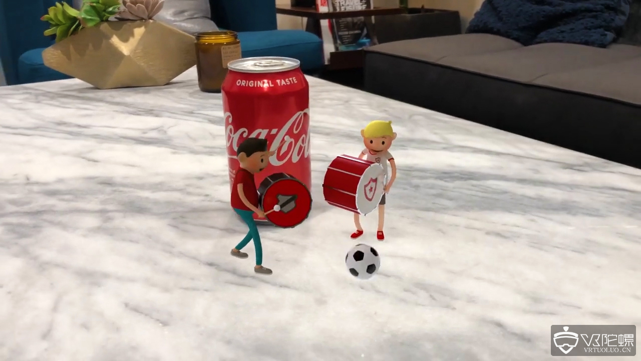 可口可乐公司引入AR营销，扫描罐身查看动画短篇故事