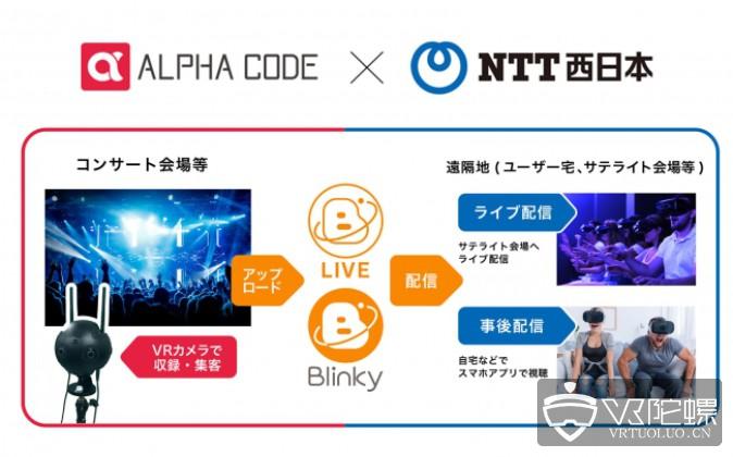 Alpha Code获得NTT西日本4亿日元投资，共同布局VR直播服务