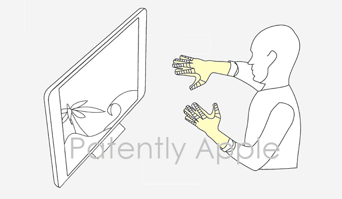 苹果公司VR游戏触觉反馈手套专利公布