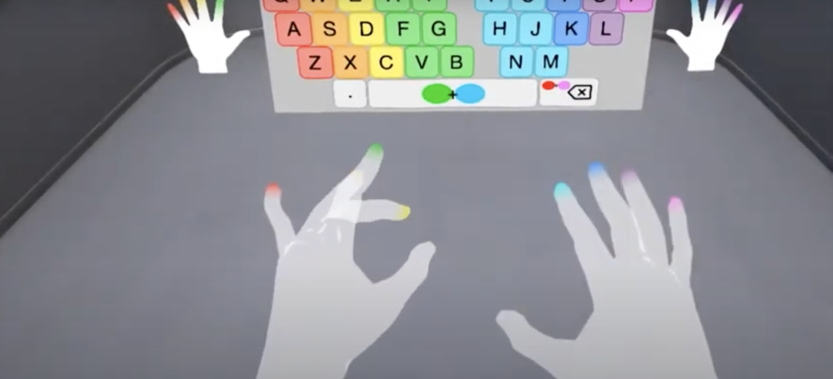 Facebook研究人员正在开发VR/AR手势追踪键盘“ PinchType”