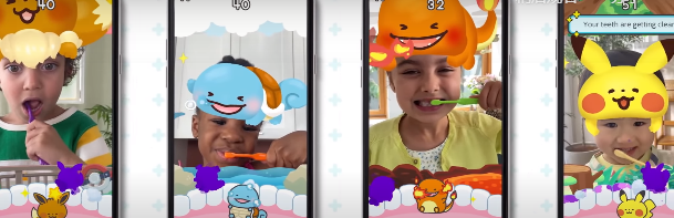 AR游戏《精灵宝可梦：微笑》，帮助你家孩子认真刷牙的神器