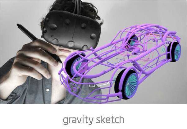 只有谷歌Tilt Brush的艺术创作怎么够， VR专业建模工具Gravity Sketch今日放出