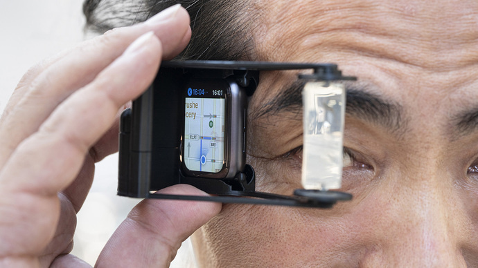 日本XR创企开发的Apple Watch AR眼镜配件登陆Makuake众筹