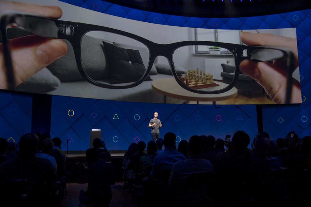 Facebook的智能眼镜或将在2021年到来，无AR功能