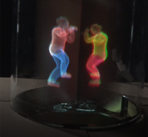 理光开发出可裸眼观看3D模型的圆柱型屏幕设备