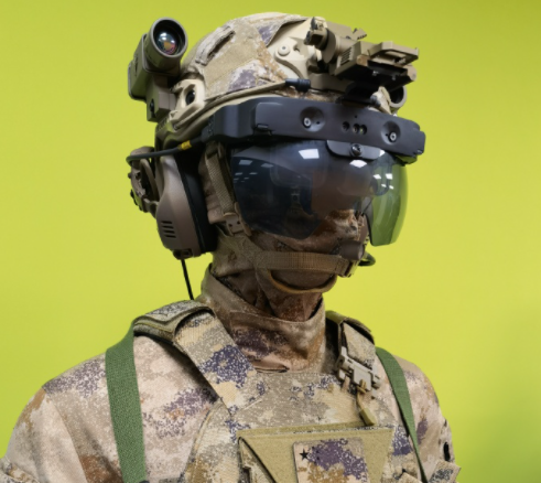 中国防务公司红隼已自主开发出ice20单兵ar战术头显双目系统采用衍射