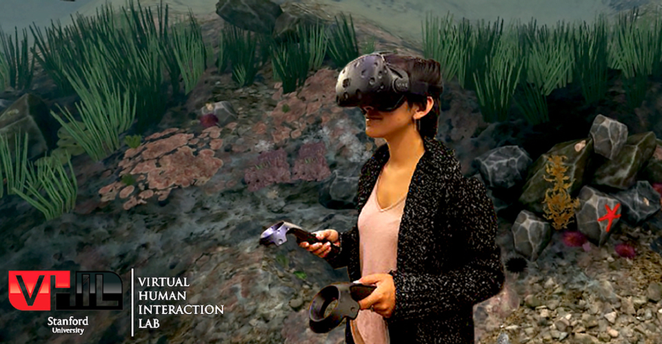 斯坦福大学研究人员正在使用VR技术改变人类行为，以遏制气候恶化