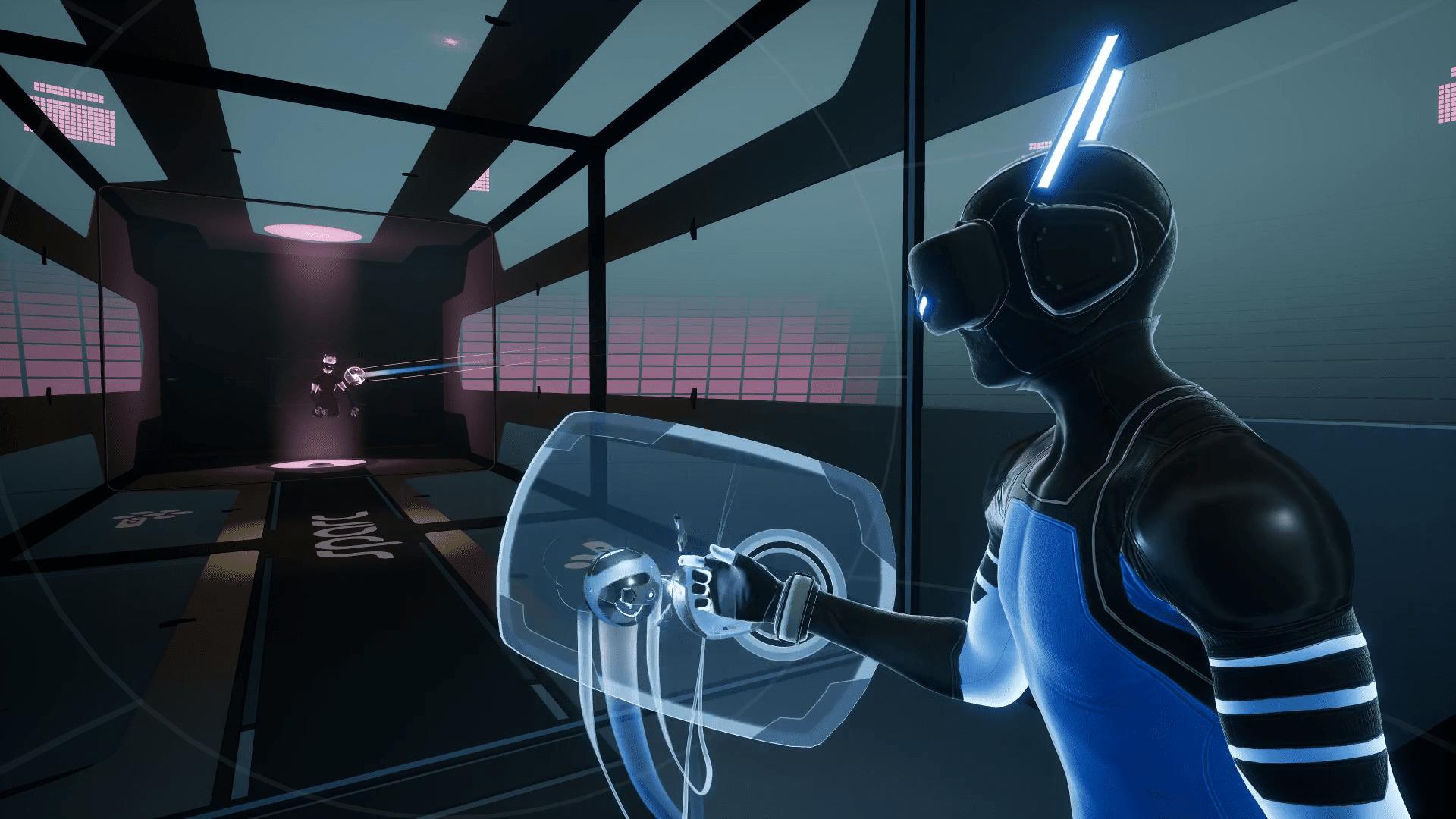 VRWorkout 开发人员使用 Quest 和手机进行脚部跟踪测试
