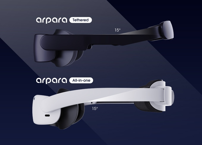 全球首款5K双Micro-OLED VR一体机 arpara AIO亮相Kickstarter