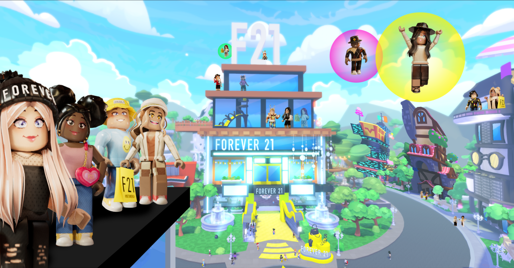 快时尚品牌Forever 21与元宇宙公司合作，玩家可以在Roblox中经营F21虚拟商店