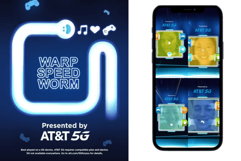 Meta和电信服务商AT&T联手推出5G AR游戏《Warp Speed Worm》