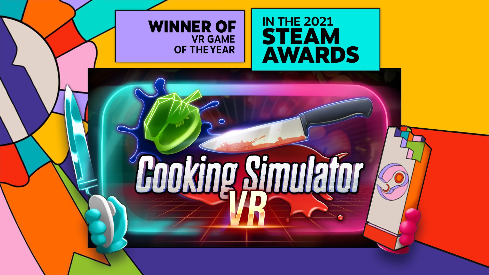 击败《I Expect You To Die 2》等，《料理模拟器VR》获得Steam年度最佳VR游戏奖