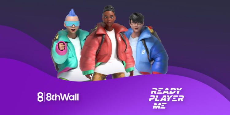 8th Wall宣布与Ready Player Me合作，将交互式虚拟化身带入WebAR体验