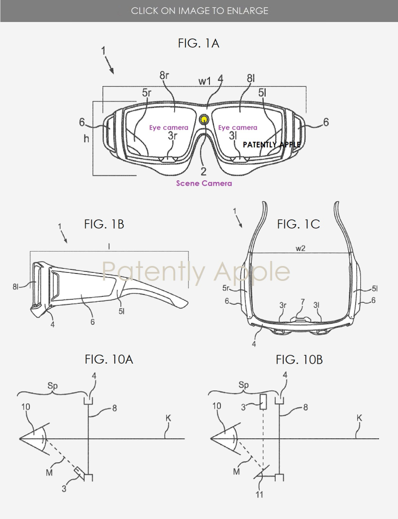 美国专利商标局公布苹果一项关键智能眼镜专利，涵盖眼动追踪技术