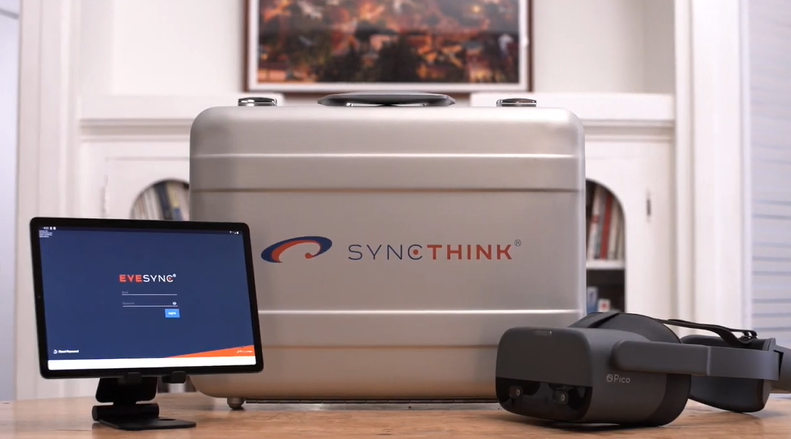 SyncThink 将 EYE-SYNC 技术结合到 Pico Neo 3 Pro Eye设备，以提高临床诊断效率