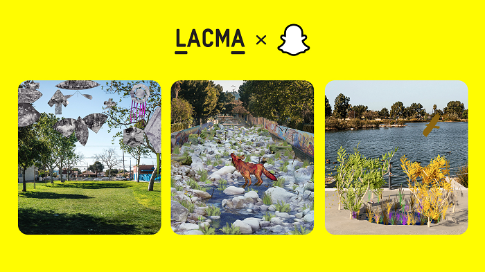 Snapchat宣布与LACMA合作推出新AR数字艺术展