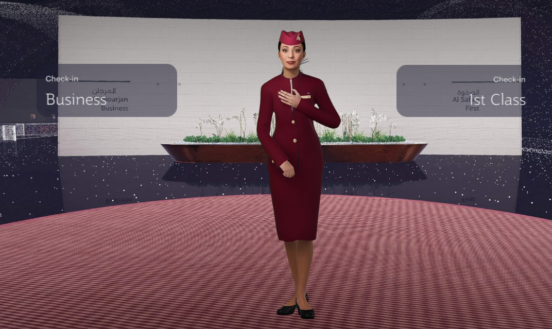 引入数字人，卡塔尔航空公司推出 Web 版虚拟现实应用“QVerse”