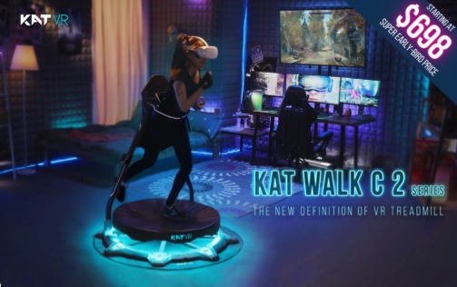 Kat VR将为新的VR 跑步机 Kat Walk C2 和 KAT Walk C2 Plus发起众筹