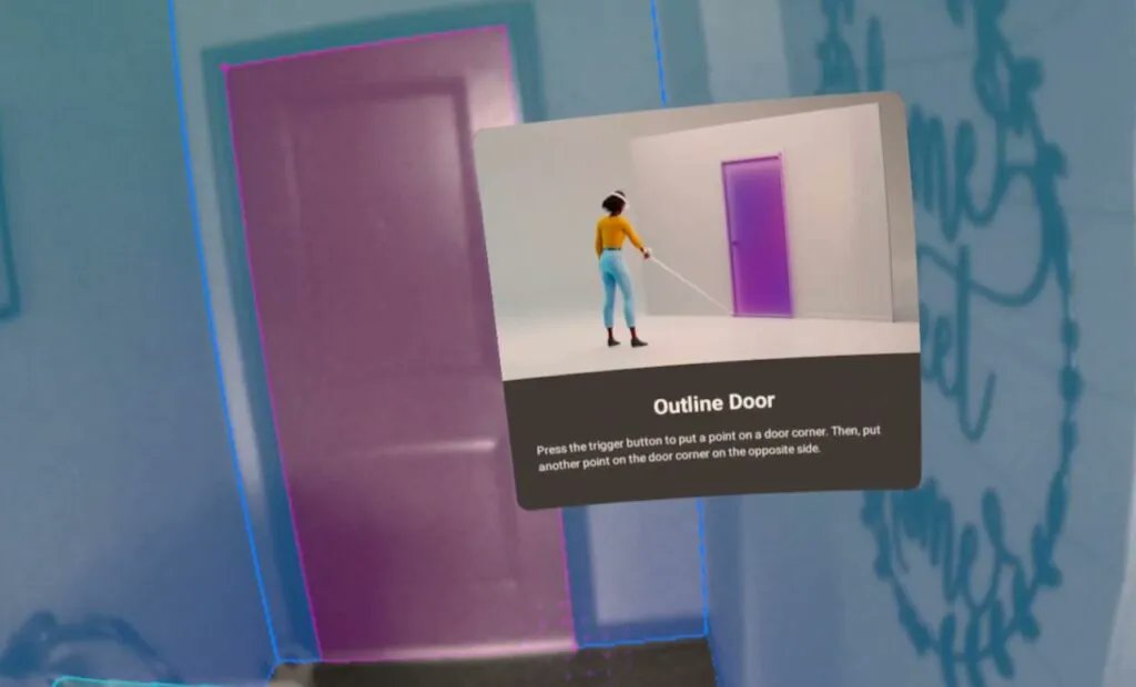 Quest 2房间设置增加新功能，可绘制家具、墙壁等以增加MR体验