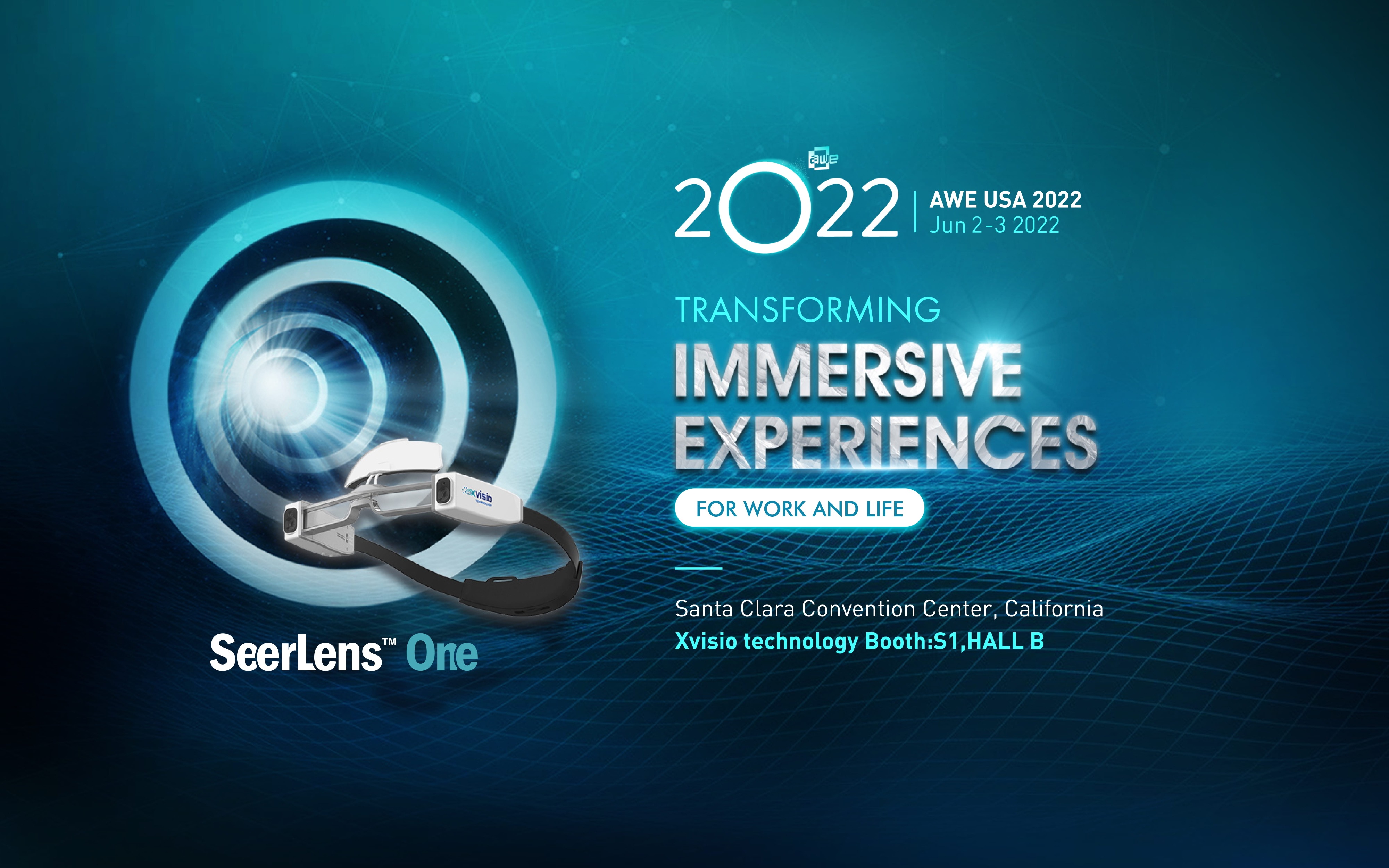 诠视科技 SeerLens™ One AR眼镜 首发AWE 2022，登陆北美市场