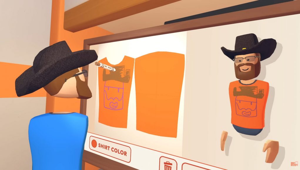 《Rec Room》更新，Plus会员可为其虚拟角色设计衬衫图案