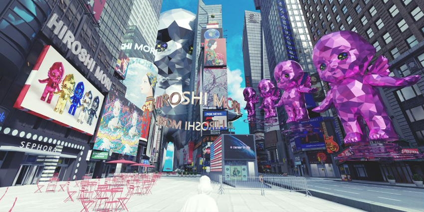 Psychic VR Lab正在纽约时代广场举办扩展现实 (XR) NFT 艺术展