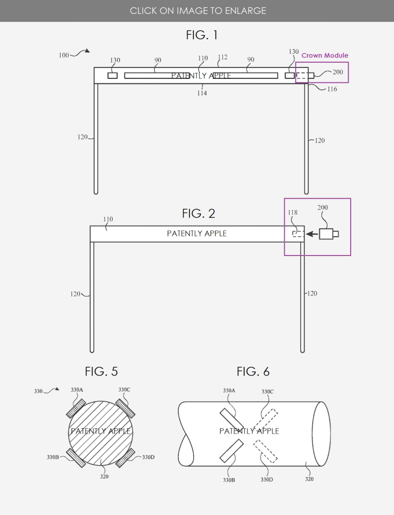 苹果获冠状模块输入和传感器系统新专利，可应用于未来MR头显和智能眼镜