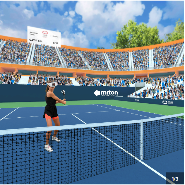 VR训练创企Sense Arena宣布将推出VR网球训练产品
