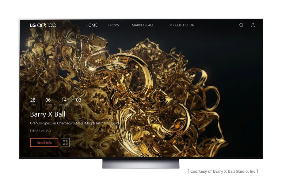 LG推出《LG Art Lab》，用户可通过电视购买和出售NFT作品