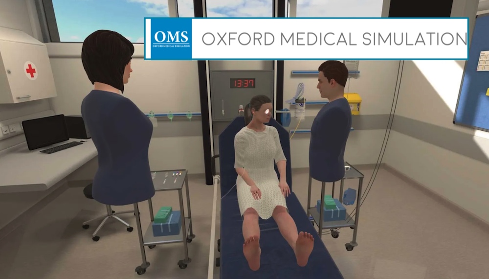 VR医疗培训创企Oxford Medical Simulation获得210万英镑融资