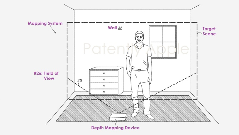 苹果新专利：其未来3D映射技术或通过多传感器进行远程深度映射