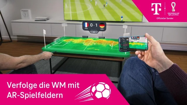 德国电信推出世界杯AR观赛功能