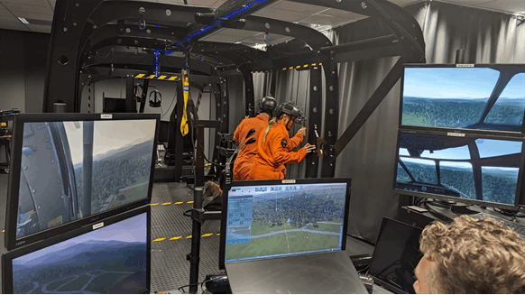 CHC直升机公司为搜救技术人员提供VR培训