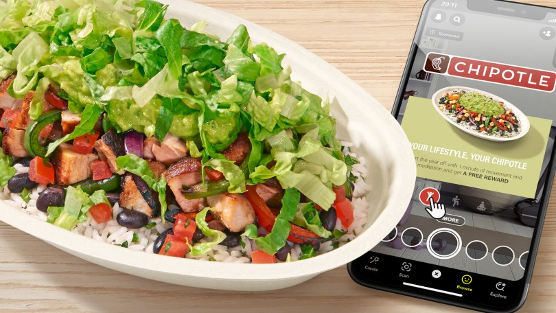 墨西哥菜连锁餐厅Chipotle推出健身效果AR滤镜