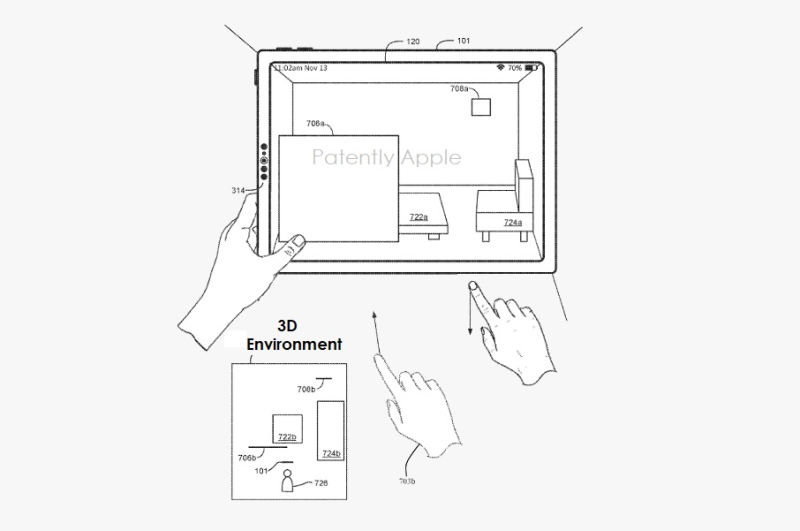 苹果新专利展示眼动及手部追踪功能，可帮助用户在3D环境中工作