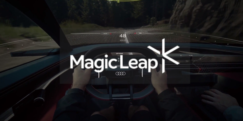 奥迪与Magic Leap合作推出Activesphere概念UI，可实时显示驾驶数据及路况