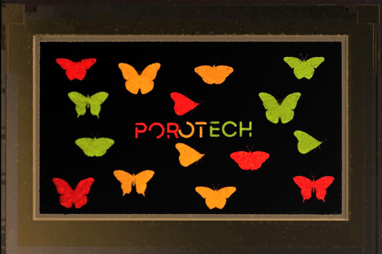 Porotech 发布 0.26 英寸 AR 用单面板全彩色 MicroLED 显示器