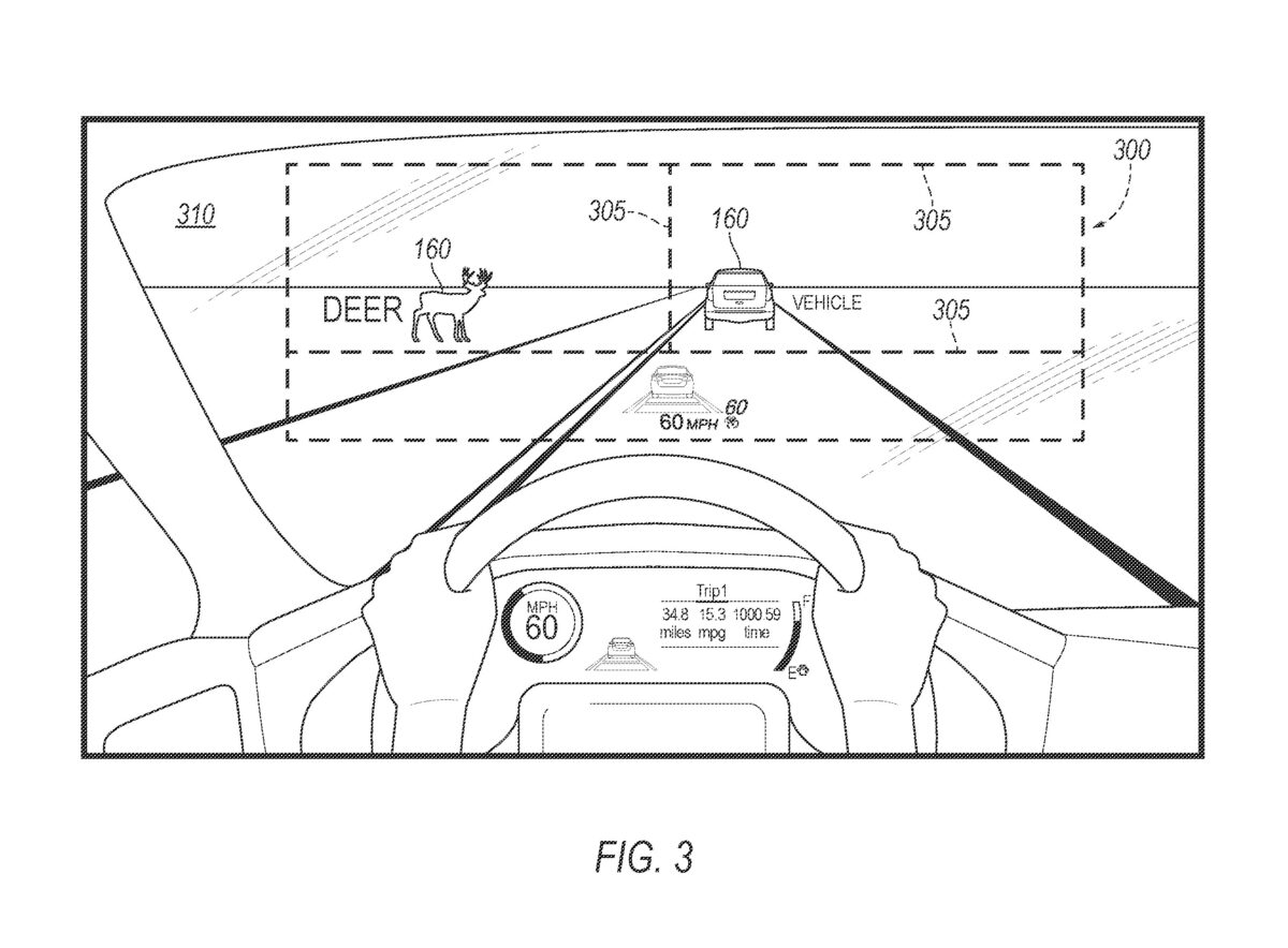 福特AR-HUD新专利，可动态显示多焦平面信息