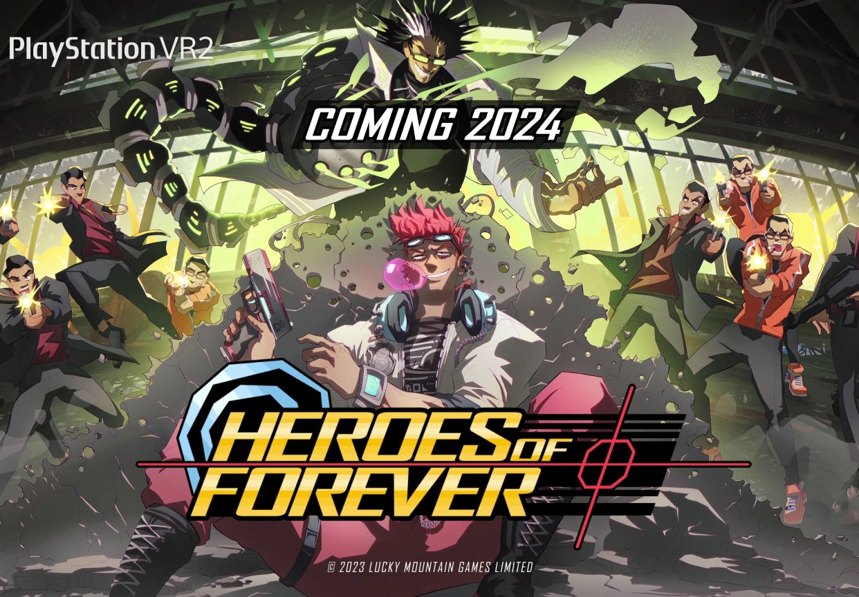 《Hotshot Racing》开发者打造街机风格VR射击新作《Heroes of Forever》