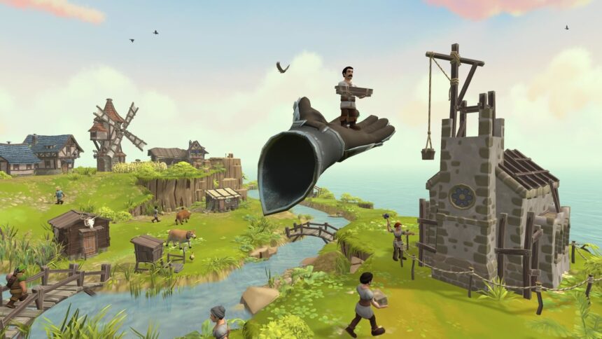 VR建筑模拟游戏《Townsmen VR》上线Quest 3
