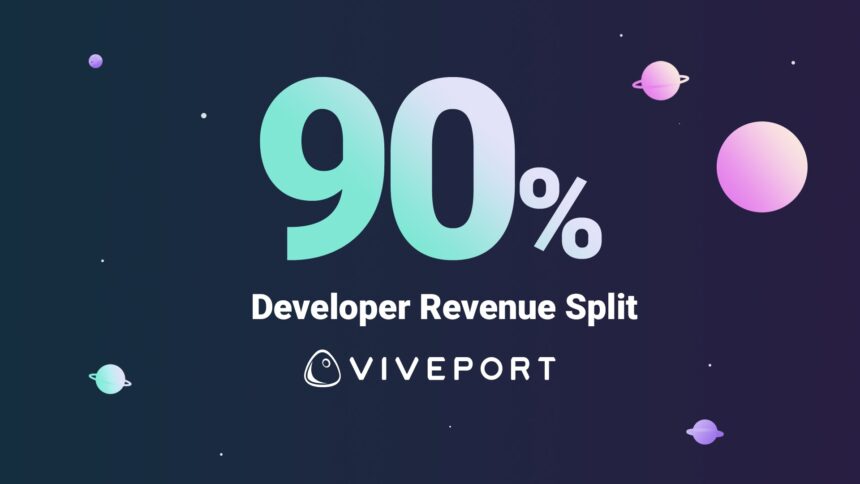 HTC Viveport将推出90%开发者收入分成计划