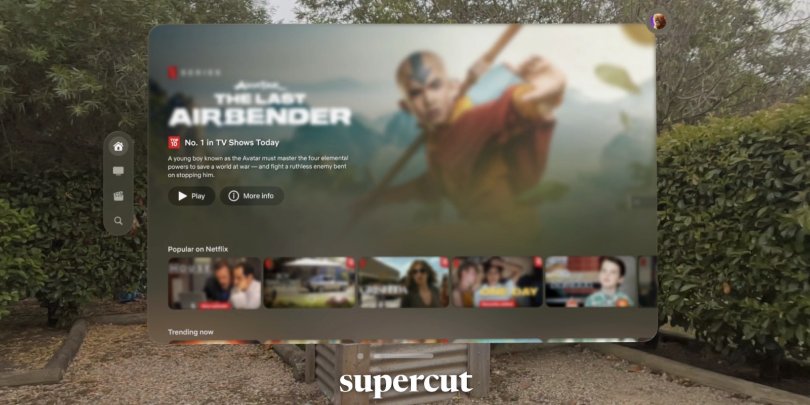 VisionPro用户现在可以通过应用程序Supercut访问Netflix内容