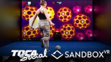 Sandbox VR与Toca Social合作，将在伦敦搭建新的VR体验场所