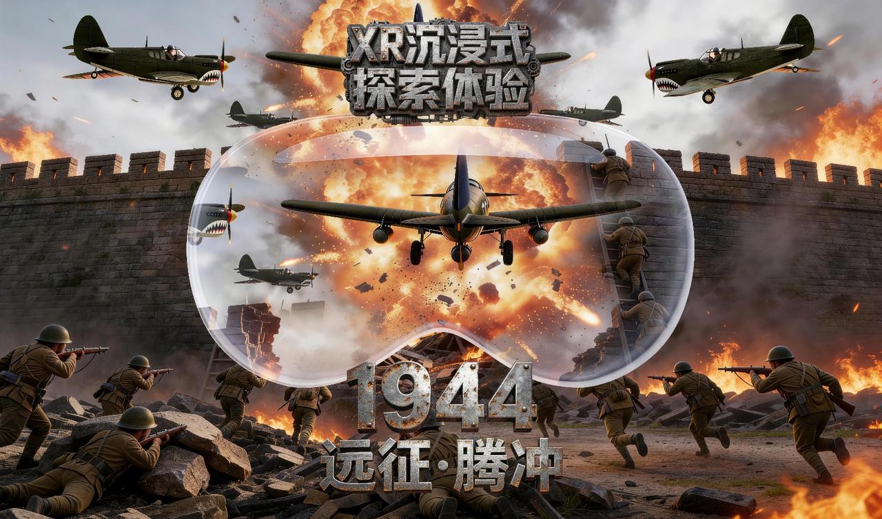 热血护山河！​​​影核​《中国远征军IP VR大空间》落地云南滇西抗战纪念馆