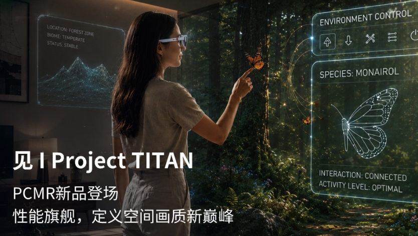 大朋PCMR新品“Project TITAN”即将亮相2026 VR/AR产业博览会