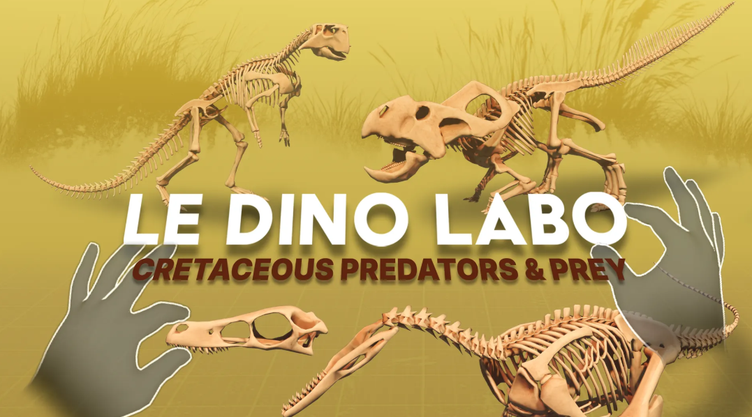 MR恐龙拼装游戏《Le Dino Labo》全新DLC上架Meta Quest平台