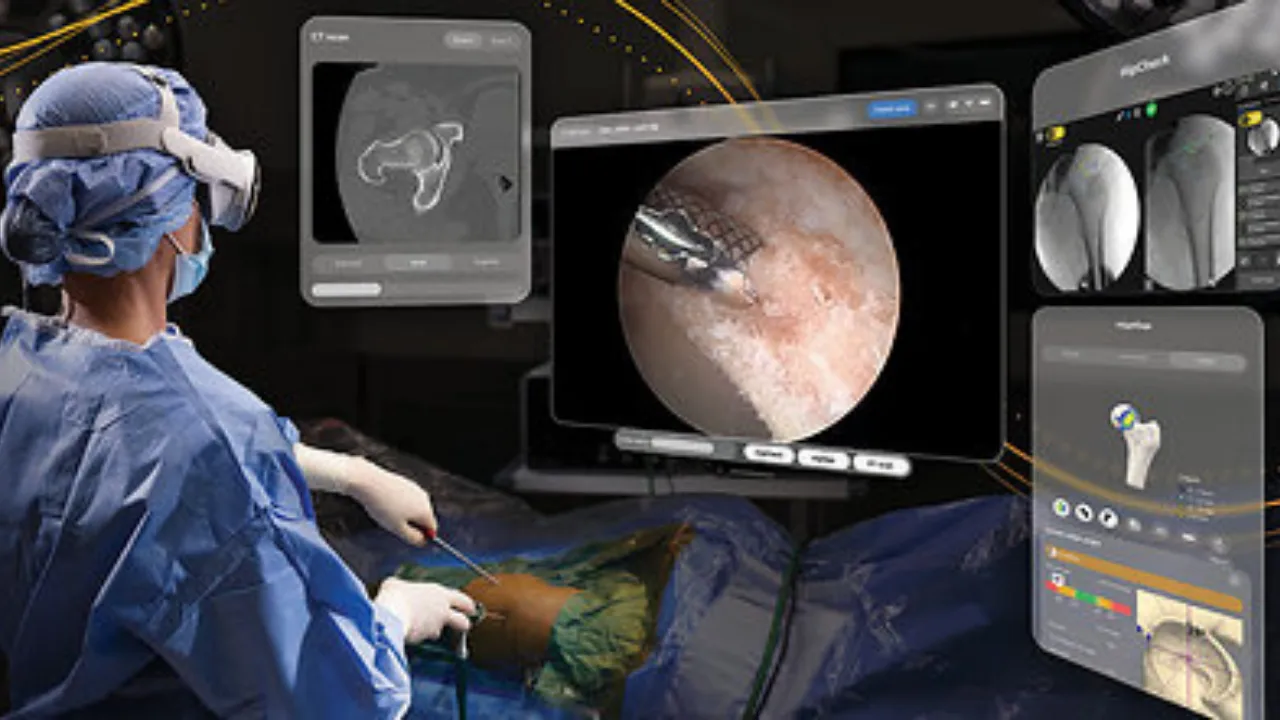 Stryker完成Apple Vision Pro首例辅助髋关节镜手术