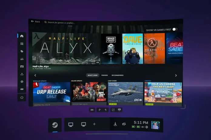 Valve推送SteamVR 2.17，新增多项兼容性更新及USB有线串流支持